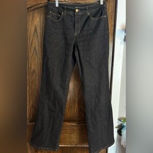 Women’s Jones New York Signature Size 10 Dark Rinse Denim Jeans Classic Modern